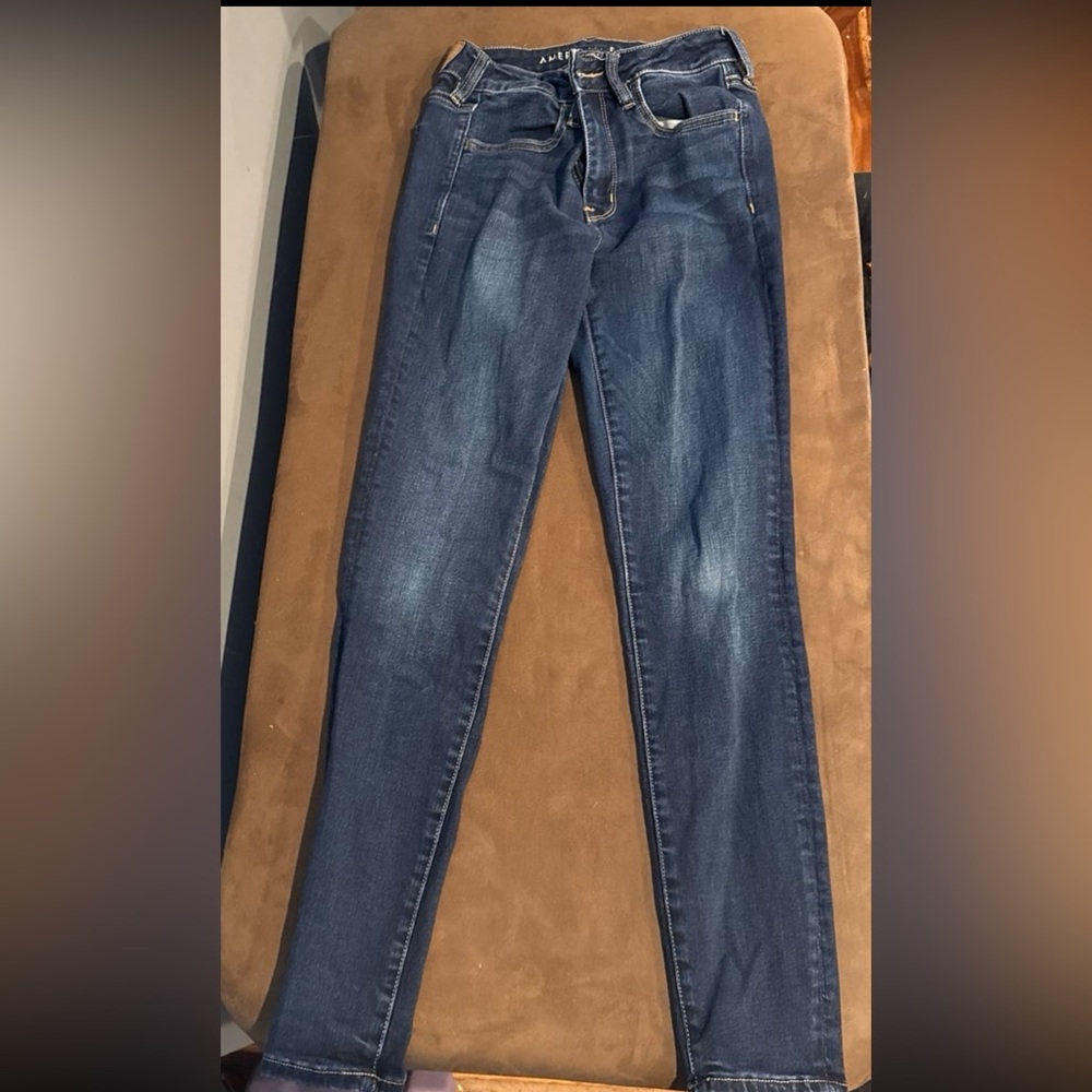 American Eagle Outfitters Blue Straight Leg Jeans